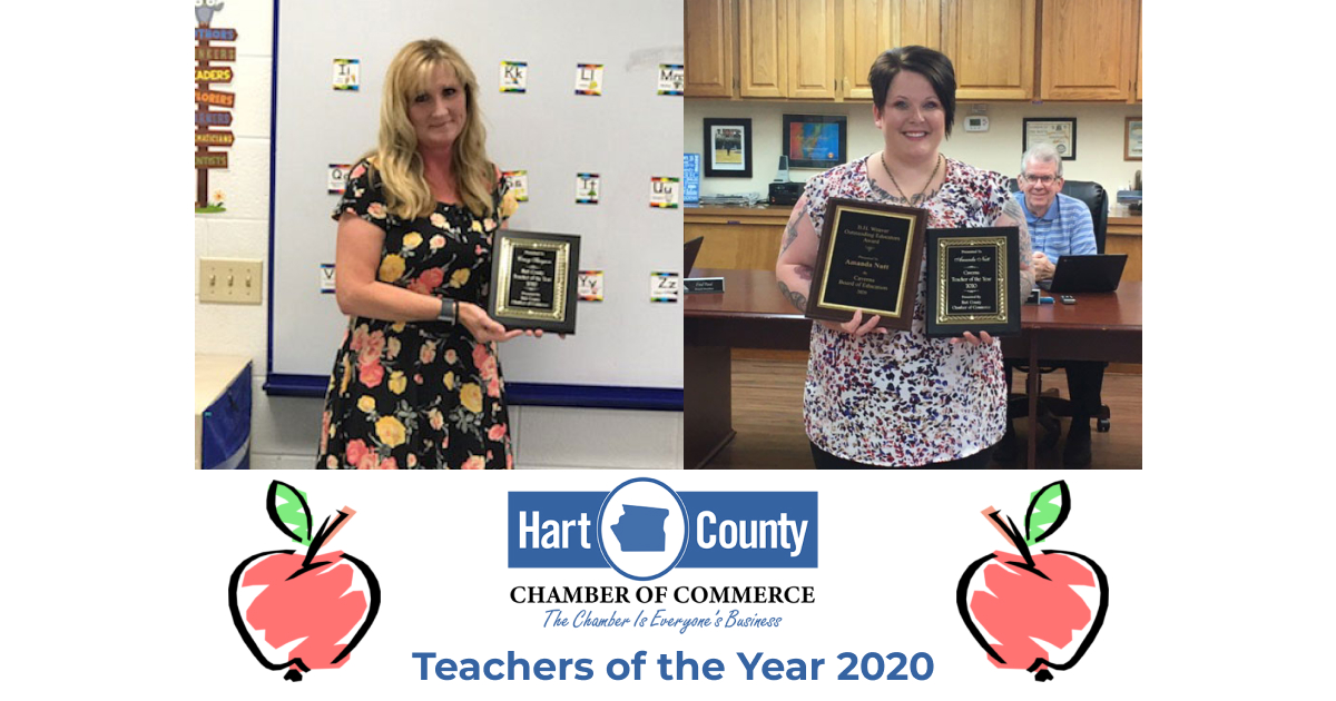 Hart County Chamber Presents Teachers of the Year Awards